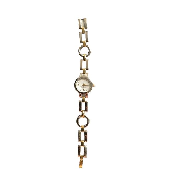 JACKLYN SMITH - WOMENS GOLD/SILVER WATER RESISTANT WATCH - Picture 1 of 6